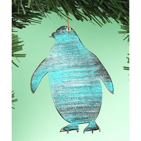 DESIGNOCRACY Penguin Wooden Magnet Wall Decor 99542M